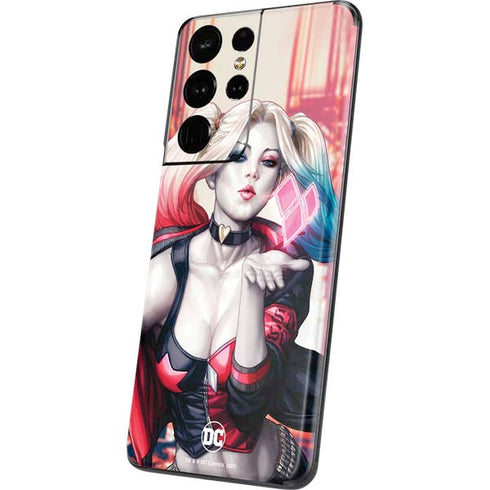 DC Comics Harley Quinn Rebirth Cover #1 Legacy Color Variant Art by Art Germ Galaxy S21 Ultra 5G Skin